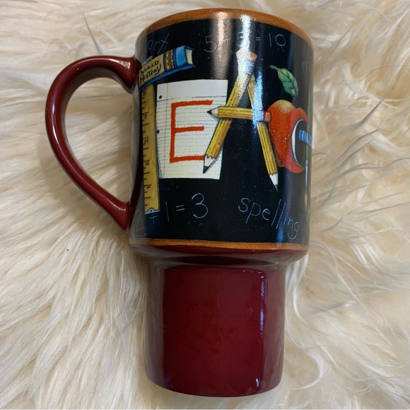 Teacher travel mug with lid. Math art history - Picture 5 of 13